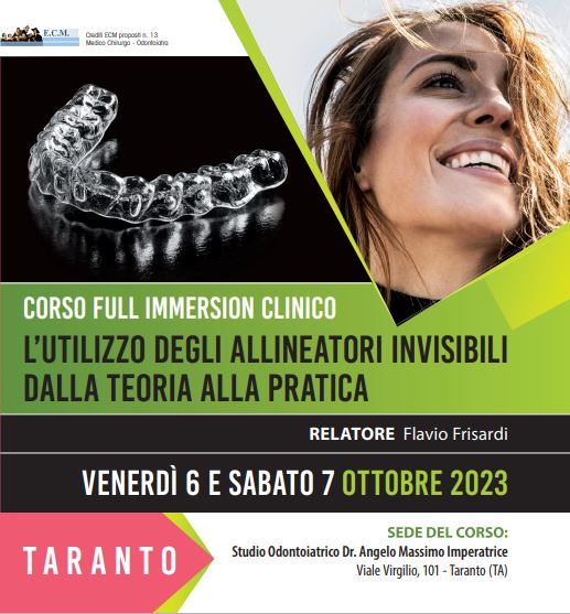 PERUGIA – Corso Full Immersion Clinico – L’Utilizzo degli allineatori dalla teoria alla pratica